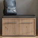 Wooden Hallway Seating Bench With 2 Doors - Lititz