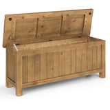 Wooden Hallway Seating Bench With Storage - Aspen