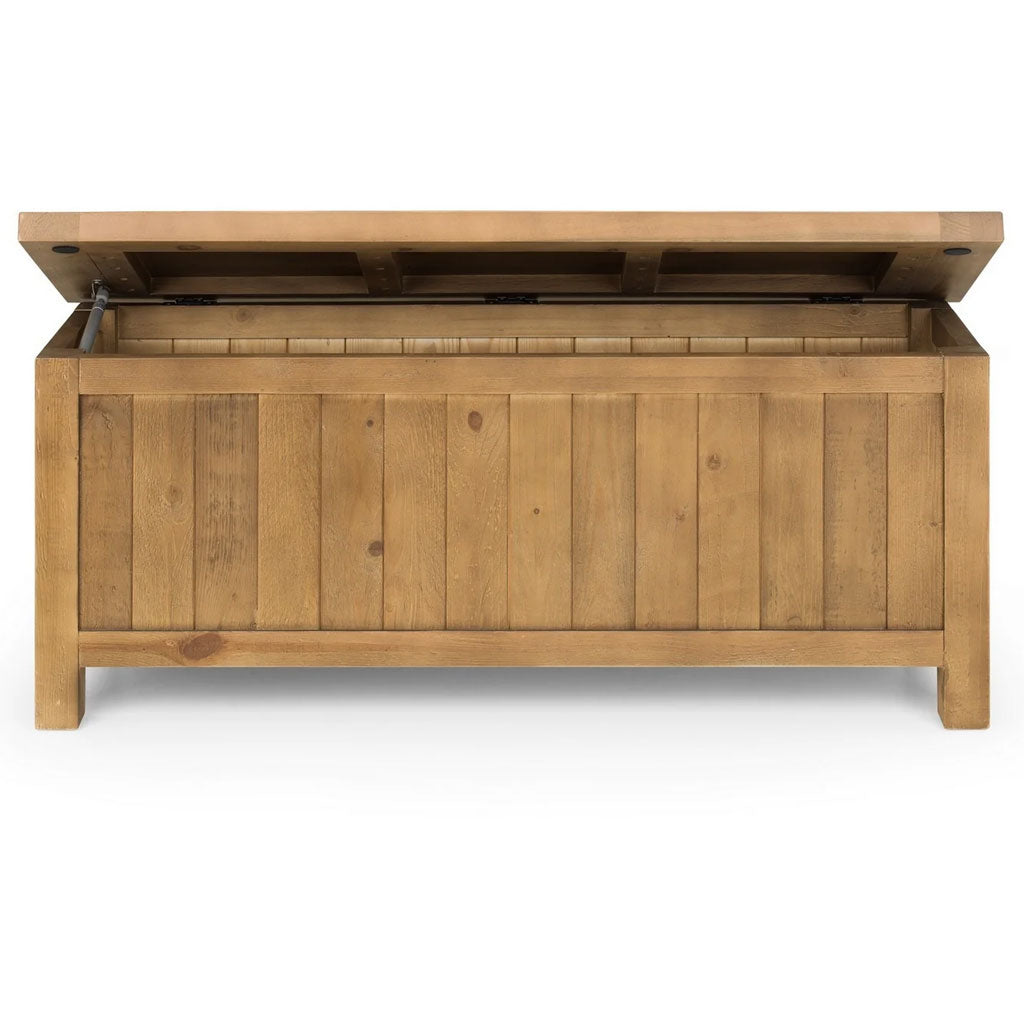 Wooden Hallway Seating Bench With Storage - Aspen