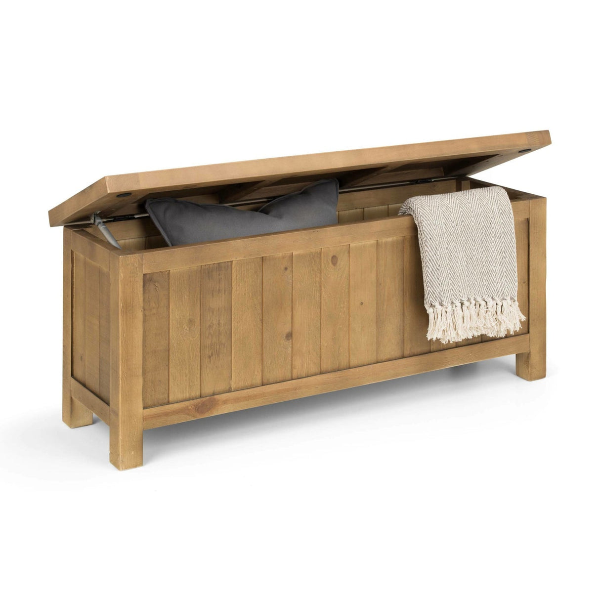 Wooden Hallway Seating Bench With Storage - Aspen