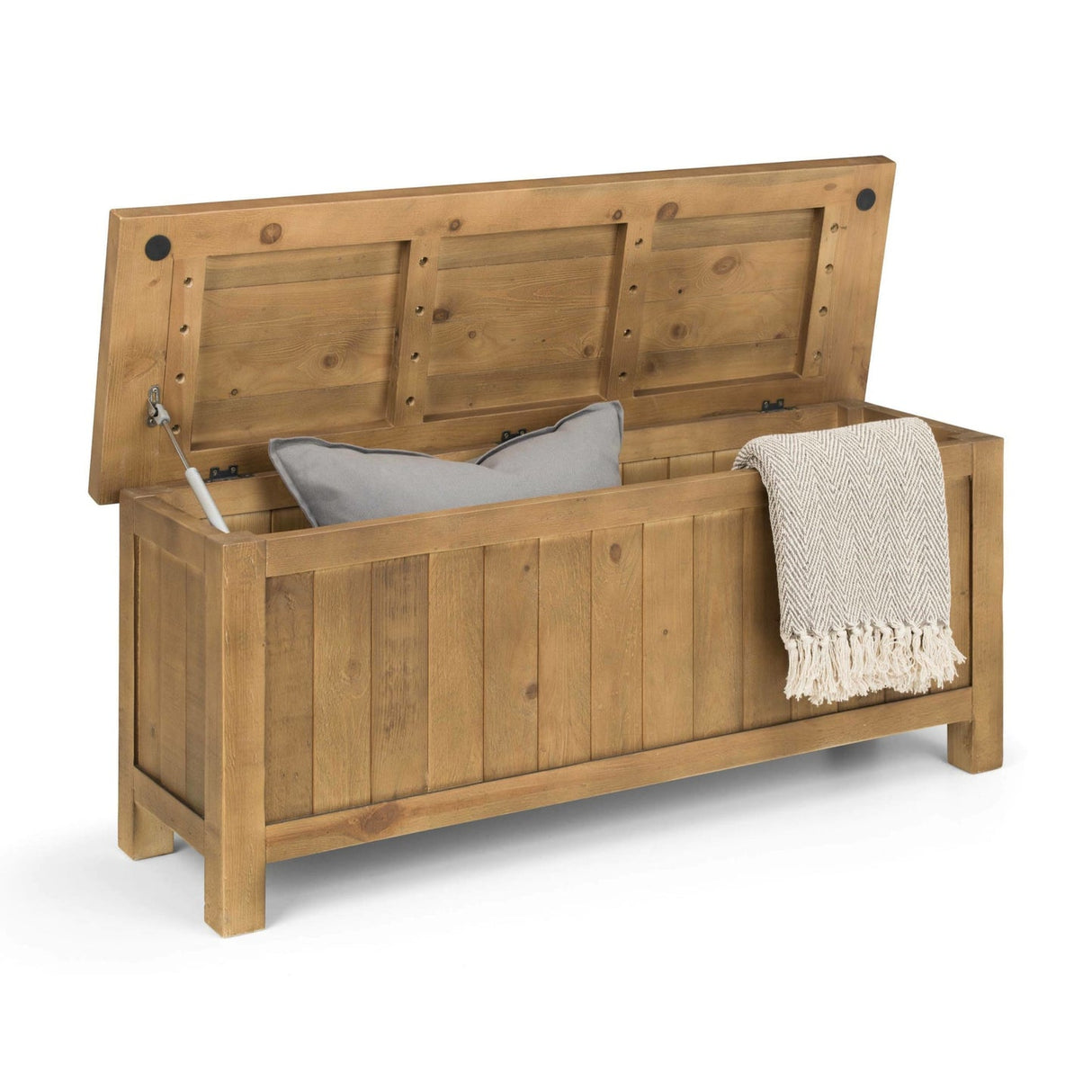 Wooden Hallway Seating Bench With Storage - Aspen