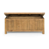 Wooden Hallway Seating Bench With Storage - Aspen