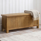 Wooden Hallway Seating Bench With Storage - Aspen