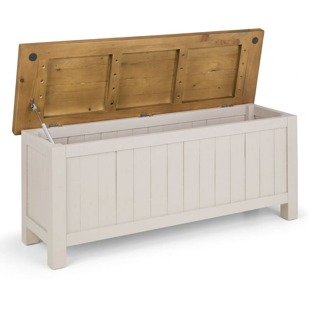 Wooden Hallway Seating Bench With Storage - Aspen