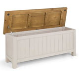 Wooden Hallway Seating Bench With Storage - Aspen
