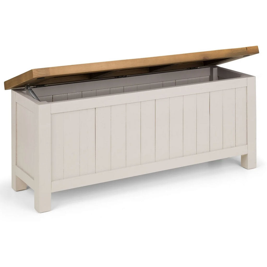 Wooden Hallway Seating Bench With Storage - Aspen