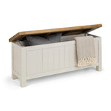 Wooden Hallway Seating Bench With Storage - Aspen