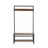 Wooden Hallway Stand With Bench - Boston