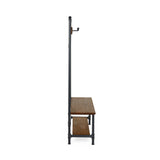 Wooden Hallway Stand With Bench - Boston