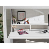 Wooden High Sleeper Bed With Gaming Desk - Blaze