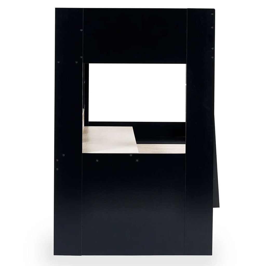 Wooden High Sleeper Bed With Gaming Desk - Blaze