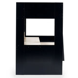 Wooden High Sleeper Bed With Gaming Desk - Blaze