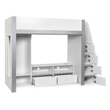 Wooden High Sleeper Bed With Ladder - Gaia