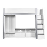 Wooden High Sleeper Bed With Ladder - Gaia