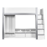 Wooden High Sleeper Bed With Ladder - Gaia