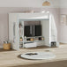 Wooden High Sleeper Bed With Ladder - Gaia