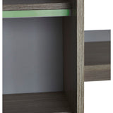 Wooden High Sleeper Bed With Ladder - Ocean