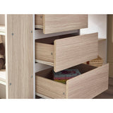 Wooden High Sleeper Bed With Ladder - Ocean