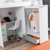 Wooden High Sleeper Bed With Ladder - Pegasus