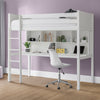Wooden High Sleeper Bed With Ladder - Titan