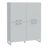 Wooden Highboard With 4 Doors - Sali