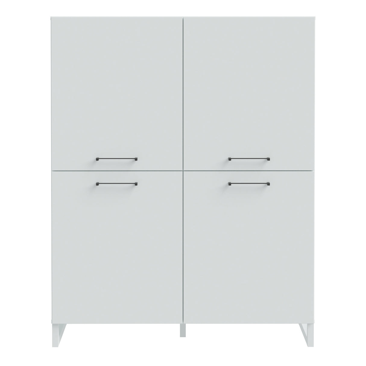 Wooden Highboard With 4 Doors - Sali