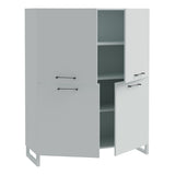 Wooden Highboard With 4 Doors - Sali