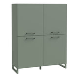 Wooden Highboard With 4 Doors - Sali