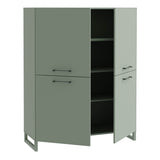 Wooden Highboard With 4 Doors - Sali