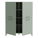 Wooden Highboard With 4 Doors - Sali
