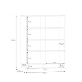 Wooden Highboard With 4 Doors - Sali