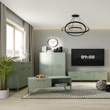 Wooden Highboard With 4 Doors - Sali