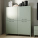 Wooden Highboard 110cm Wide With 4 Doors - Sali