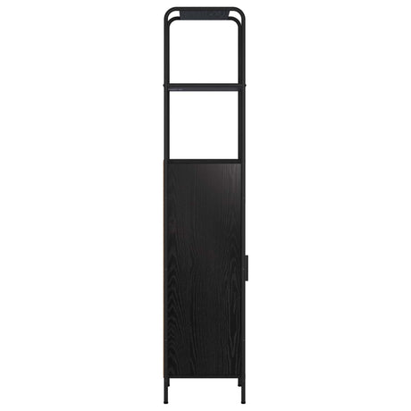 Wooden Highboard 40cm Wide With Steel Frame - Vantage Home