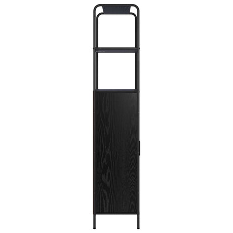 Wooden Highboard 65cm Wide With Steel Frame - Vantage Home