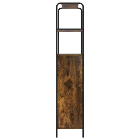Wooden Highboard 65cm Wide With Steel Frame - Vantage Home