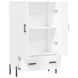 Wooden Highboard 69.5cm Wide With 2 Doors 1 Drawer - Vantage Home