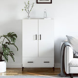 Wooden Highboard 69.5cm Wide With 2 Doors 1 Drawer - Vantage Home