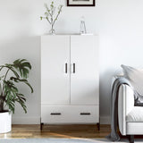 Wooden Highboard 69.5cm Wide With 2 Doors 1 Drawer - Vantage Home