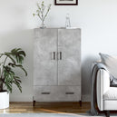 Wooden Highboard 69.5cm Wide With 2 Doors 1 Drawer - Vantage Home