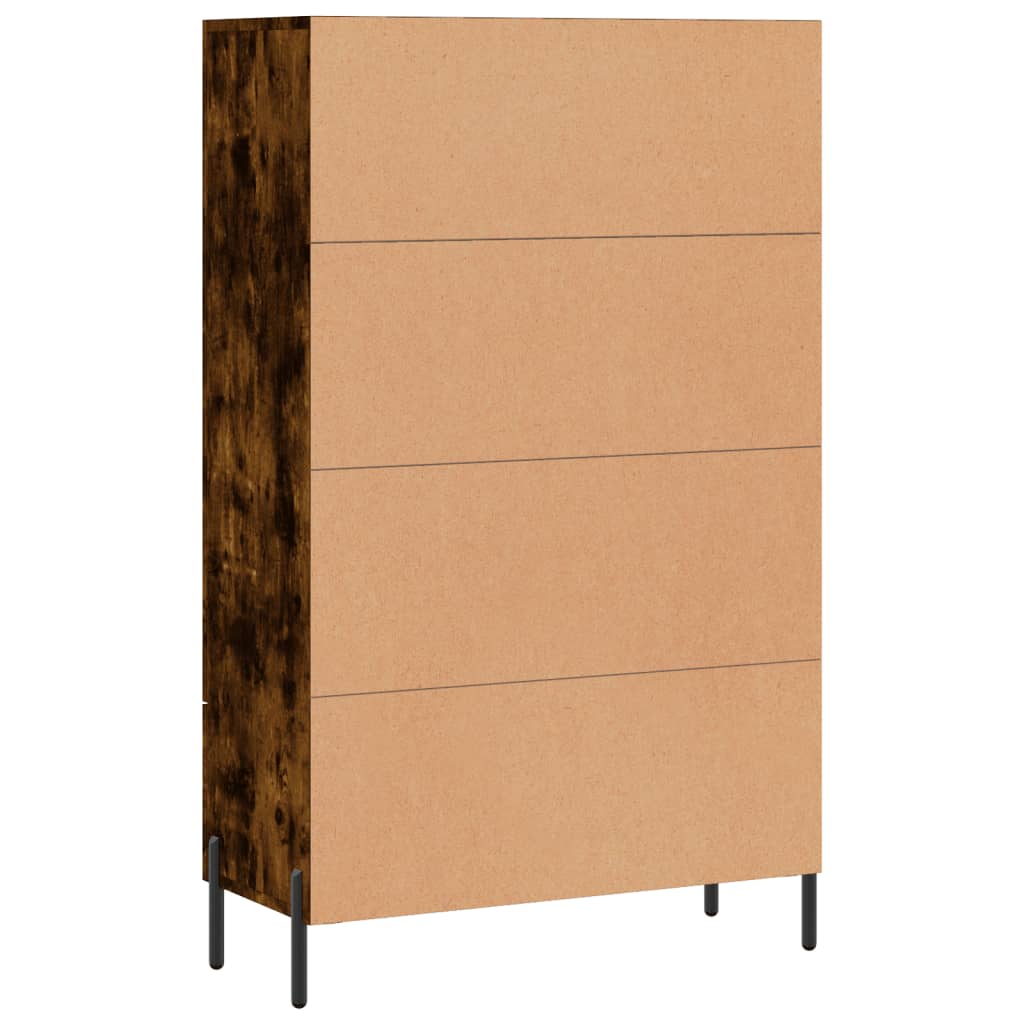 Wooden Highboard 69.5cm Wide With 2 Doors 1 Drawer - Vantage Home