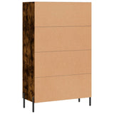Wooden Highboard 69.5cm Wide With 2 Doors 1 Drawer - Vantage Home