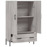 Wooden Highboard 69.5cm Wide With 2 Doors 1 Drawer - Vantage Home