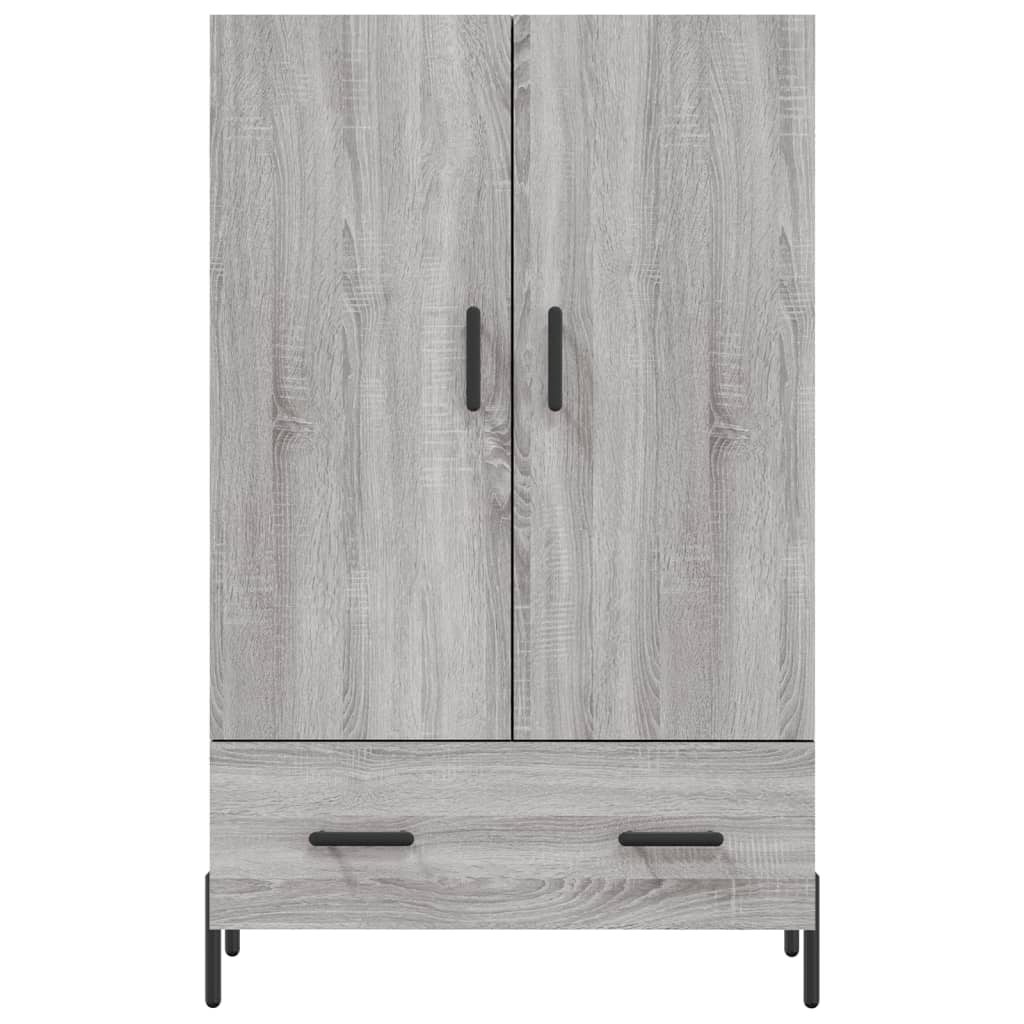 Wooden Highboard 69.5cm Wide With 2 Doors 1 Drawer - Vantage Home