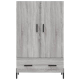 Wooden Highboard 69.5cm Wide With 2 Doors 1 Drawer - Vantage Home