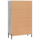 Wooden Highboard 69.5cm Wide With 2 Doors 1 Drawer - Vantage Home