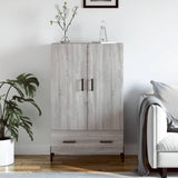 Wooden Highboard 69.5cm Wide With 2 Doors 1 Drawer - Vantage Home