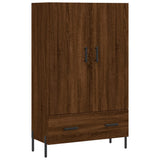 Wooden Highboard 69.5cm Wide With 2 Doors 1 Drawer - Vantage Home