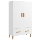 Wooden Highboard 70cm Wide With 2 Doors 1 Drawer - Vantage Home