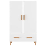 Wooden Highboard 70cm Wide With 2 Doors 1 Drawer - Vantage Home